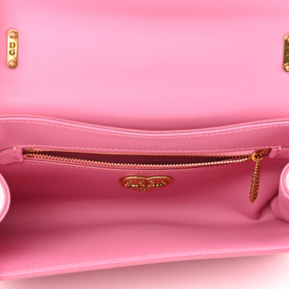 Dolce & Gabbana Calfskin Medium Devotion Crossbody Bag Pink 9 of 9
