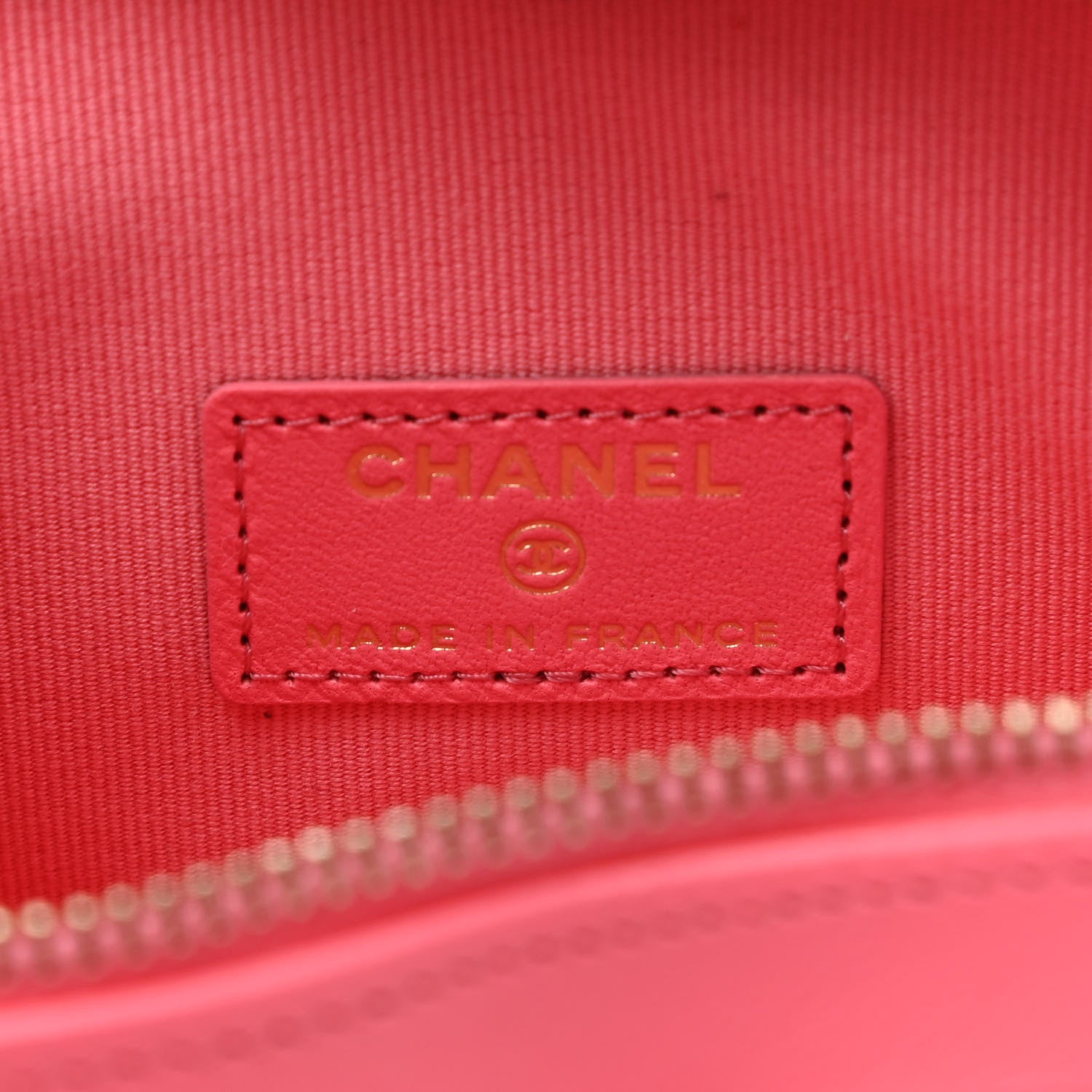Chanel Lambskin Quilted CC In Love Heart Clutch With Chain Pink 6 of 10