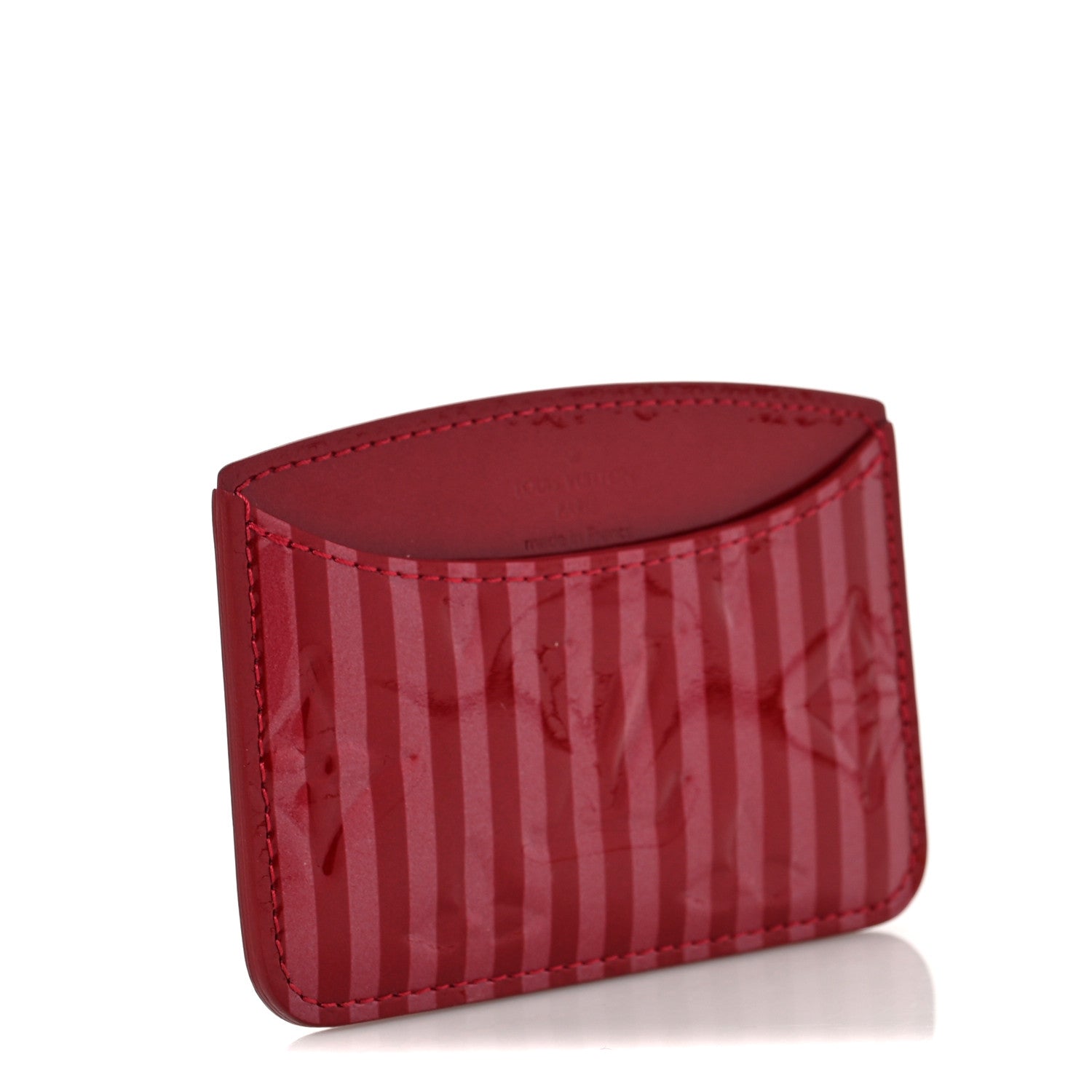 Louis Vuitton Vernis Rayures Mirror Case Pomme D'Amour 4 of 7
