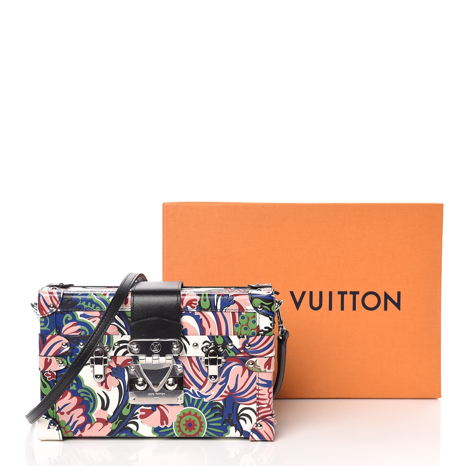 Louis Vuitton Epi Floral Petite Malle Rose Poudre Creme 10 of 10