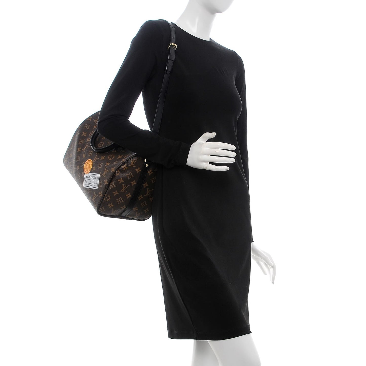 Monogram My World Tour Speedy Bandouliere 30 Black