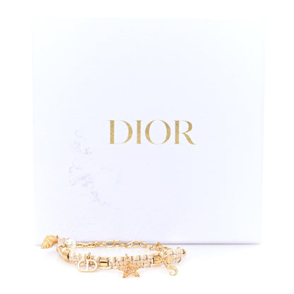 Christian Dior Cord Cabinet Charm Bracelet Ecru Gold 5 of 5