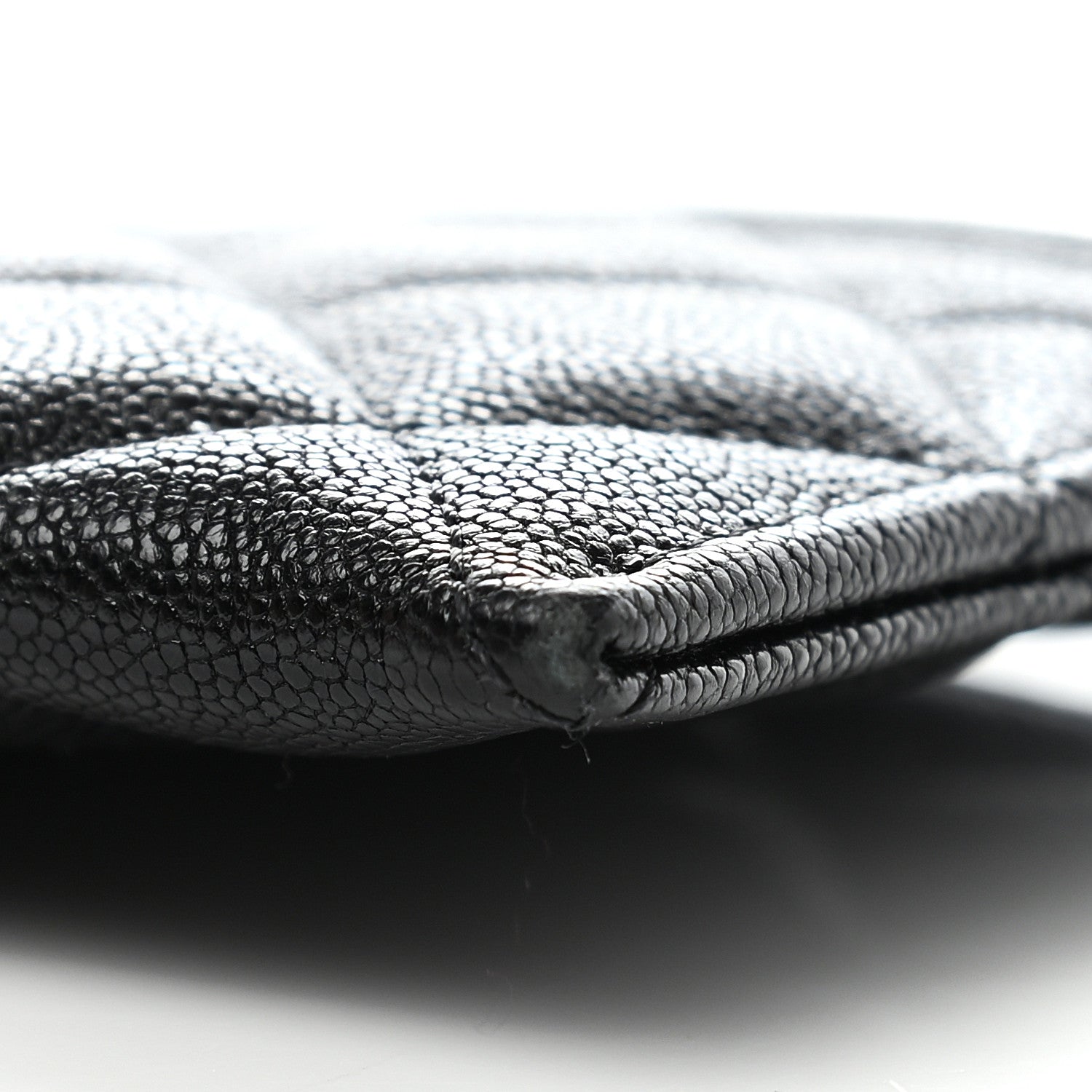 Chanel Caviar Quilted Classic Zip Boy Pouch Black 11 of 11