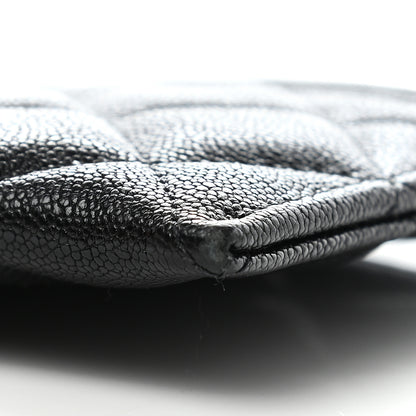 Chanel Caviar Quilted Classic Zip Boy Pouch Black 11 of 11