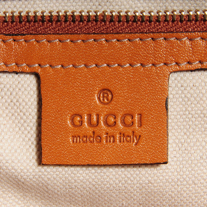 Gucci Monogram Vintage Web Medium Boston Tobacco 7 of 8