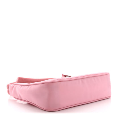 Prada Tessuto Nylon Saffiano Mini Re-Edition 2000 Bag Rosa 4 of 11