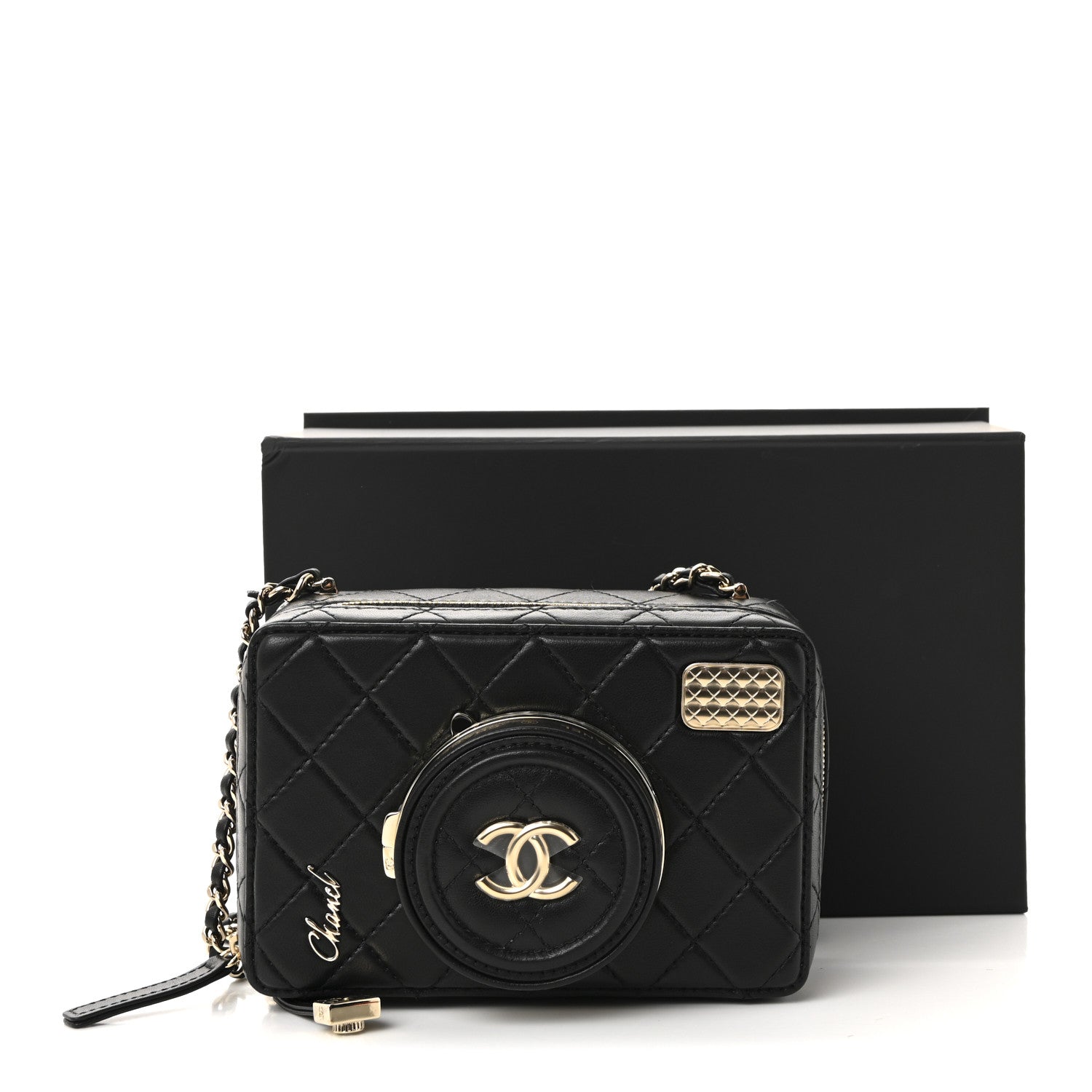Chanel Lambskin Quilted Coco Click Bag Black 11 of 11
