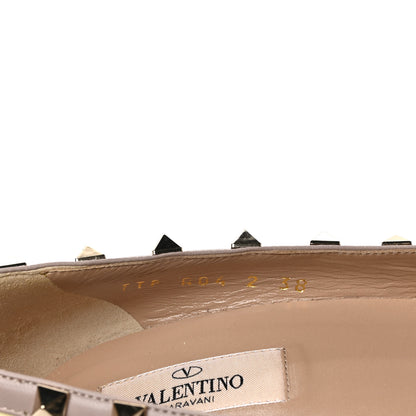 Valentino Garavani Patent Rockstud 85mm Pumps 38 Ivory Poudre 8 of 9