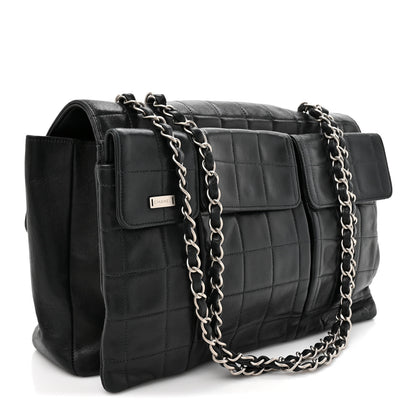 Chanel Lambskin Reissue Chocolate Bar Flap Black 3 of 15