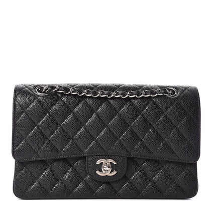 Chanel Caviar Quilted Medium Double Flap Black 1 of 10