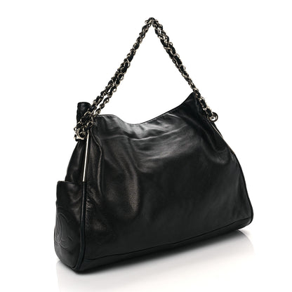 Chanel Lambskin Large Ultimate Soft Tote Black 3 of 9