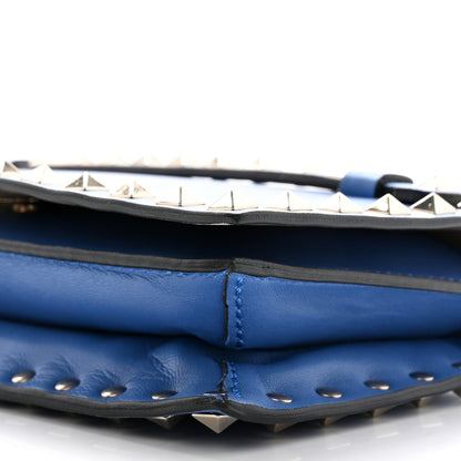 Valentino Garavani Nappa Small Rockstud Wristlet Clutch Light Sapphire 9 of 12
