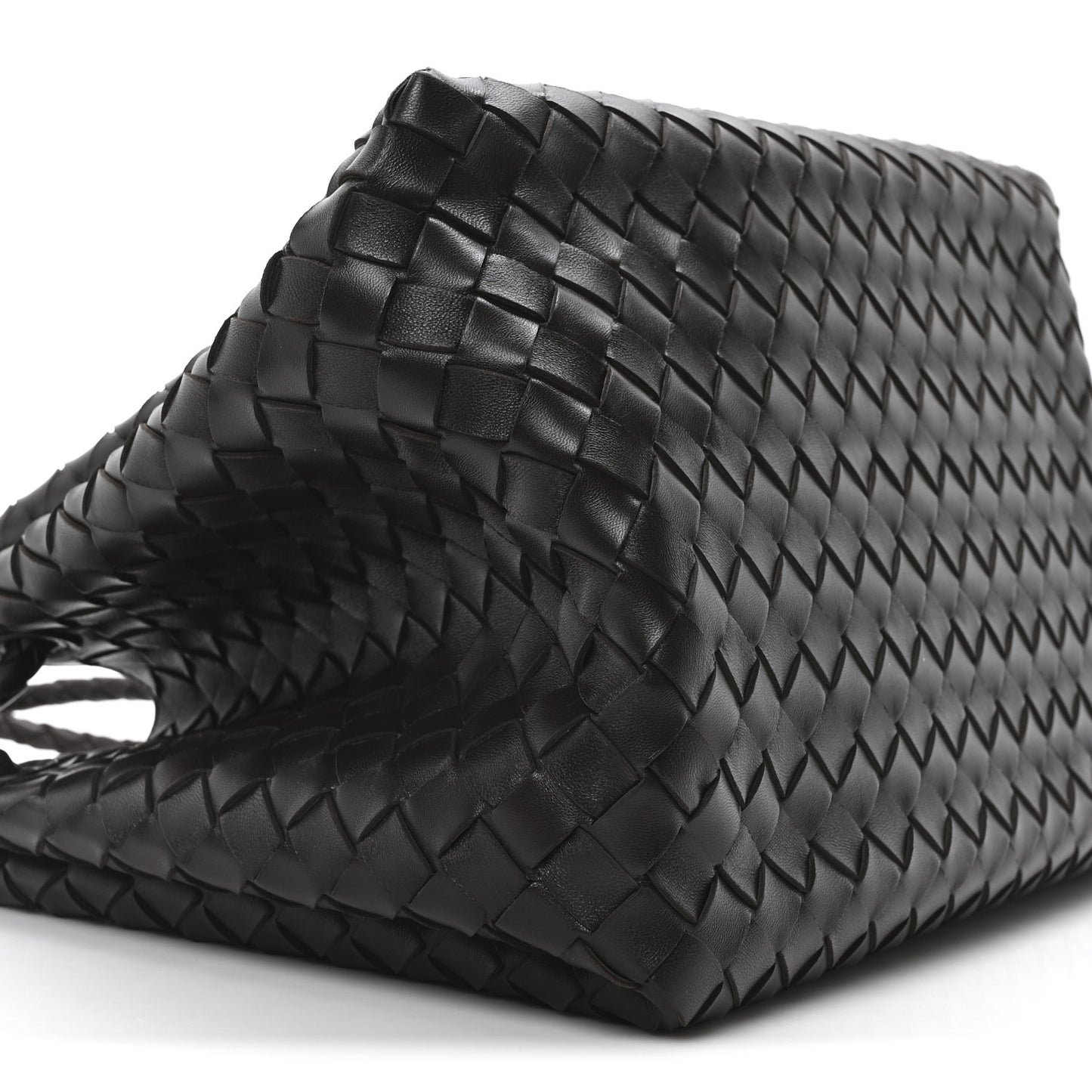 Nappa Intrecciato Large Andiamo Parachute Shoulder Bag Fondant