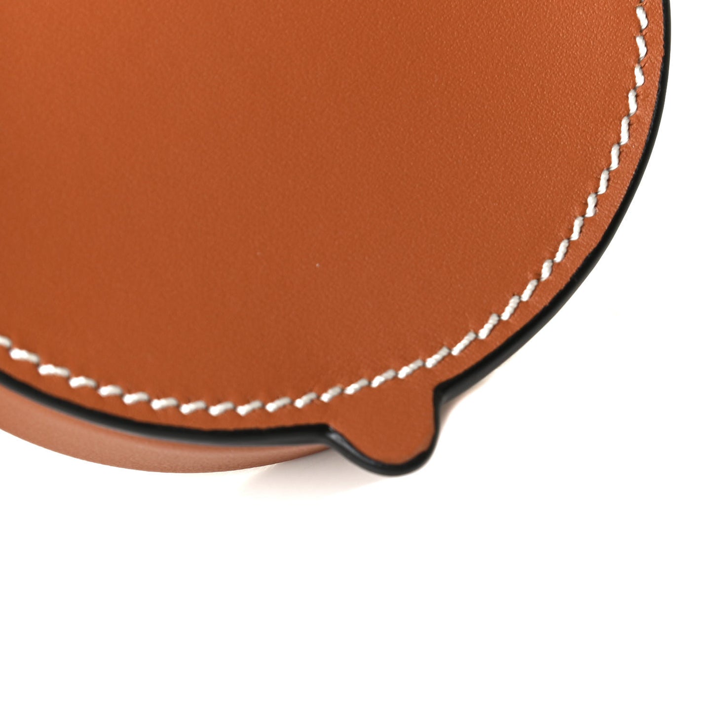 Soft Calfskin Mini Heel Pouch Tan