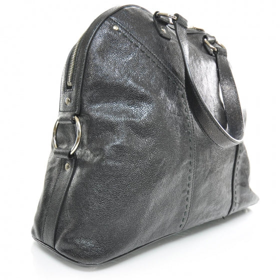 Stingray Printed Leather Oversized Muse