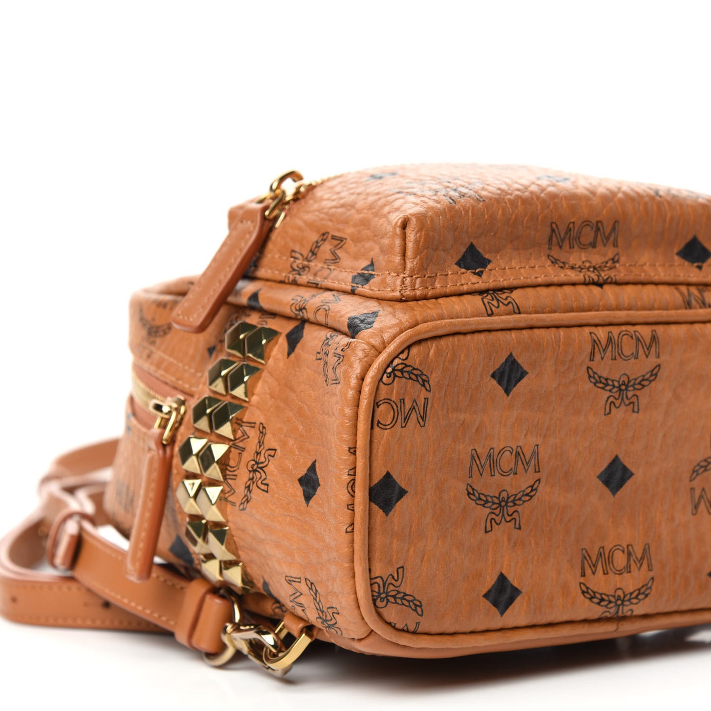 Visetos Side Stud X-Mini Stark Bebe Boo Backpack Cognac