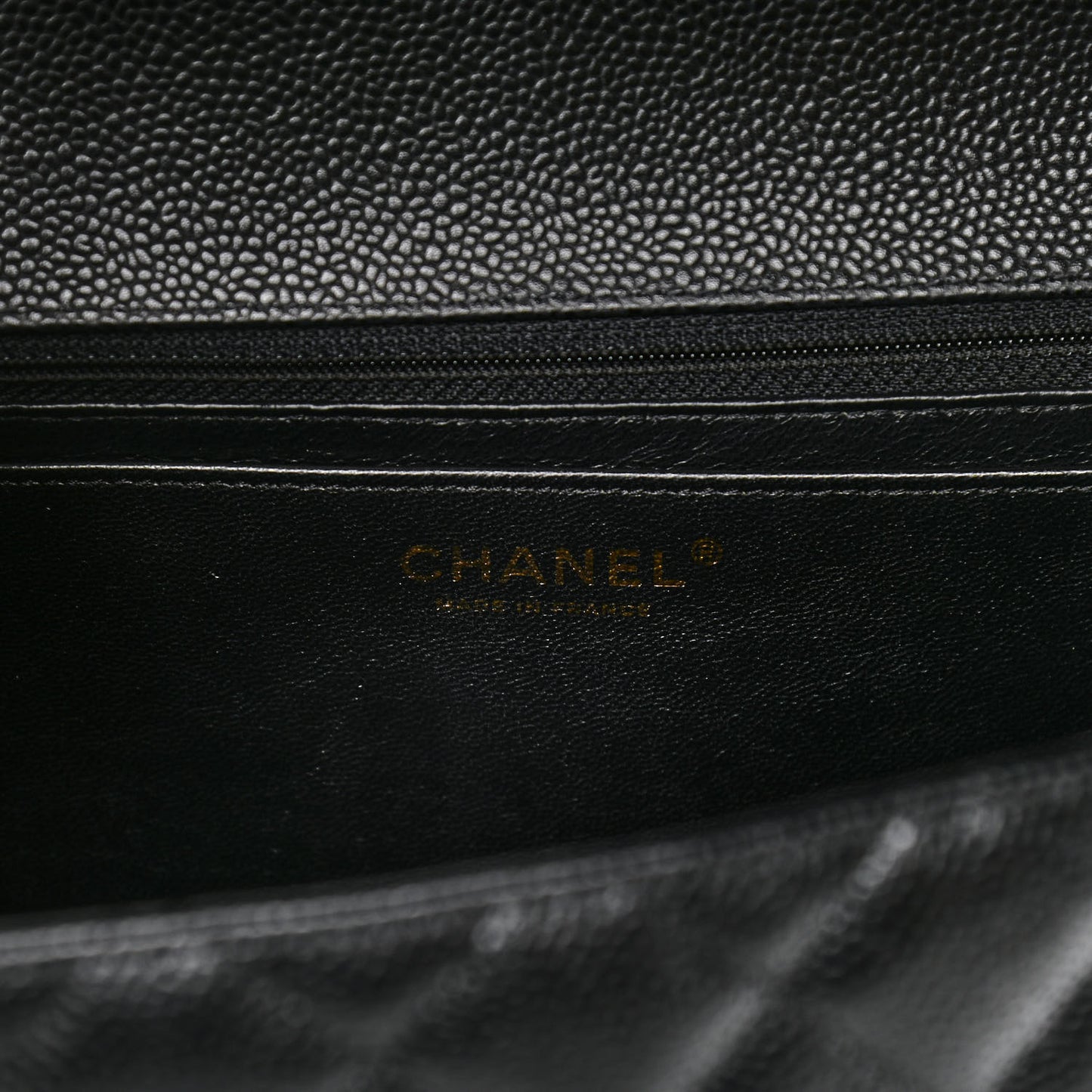 Caviar Quilted Maxi Single Flap Black