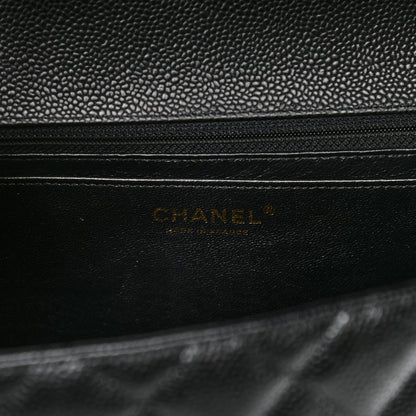 Chanel Caviar Quilted Maxi Single Flap Black 5 of 9