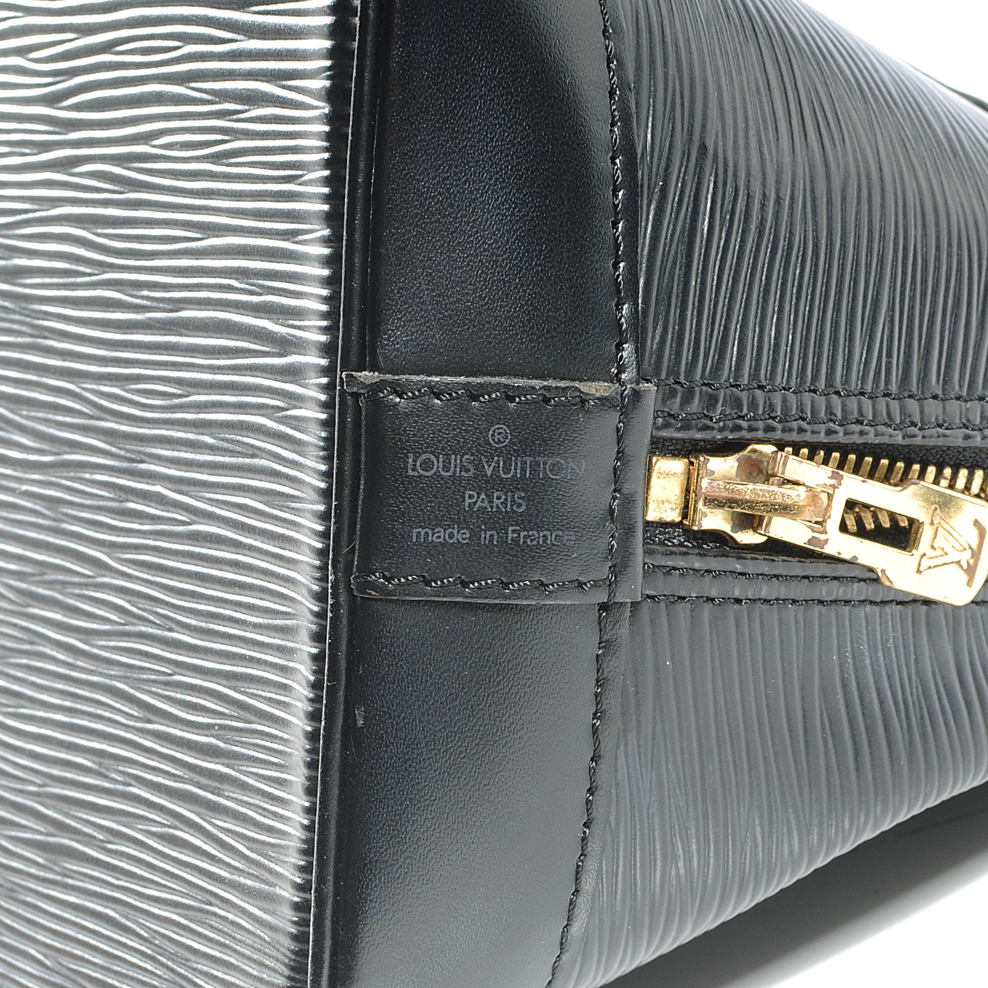 Louis Vuitton Epi Alma Black 7 of 7