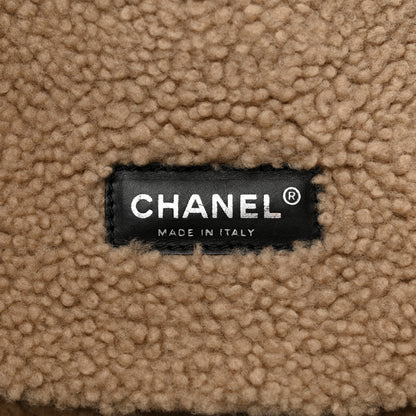Chanel Shearling Quilted Medium Single Flap Grey 8 of 12