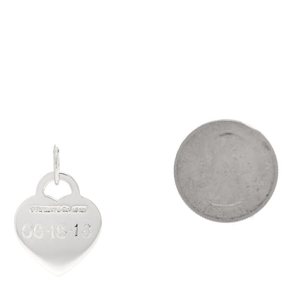 Tiffany Sterling Silver Notes I Love You Heart Pendant 2 of 3