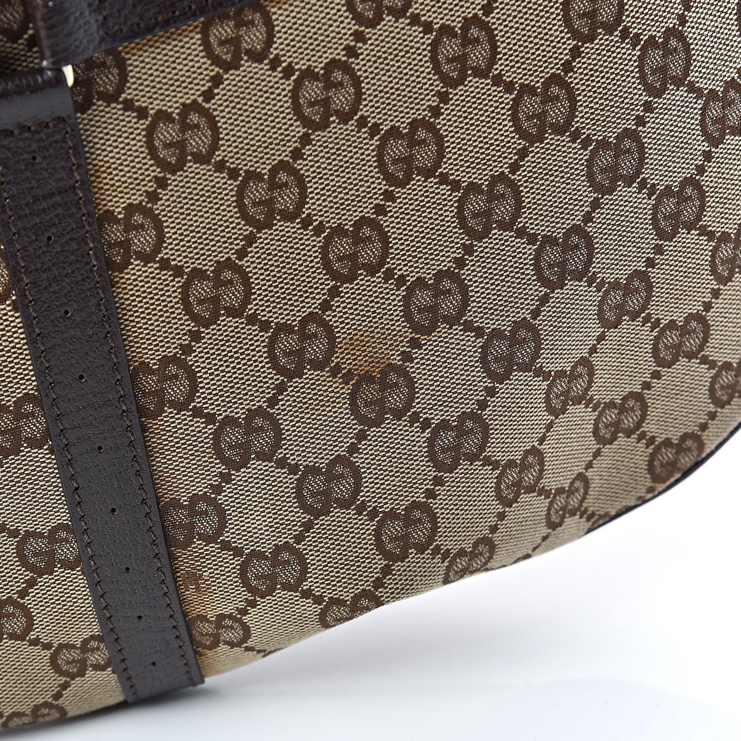 Monogram Web GG Reins Hobo Brown