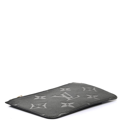 Louis Vuitton Empreinte Monogram Giant Neverfull MM Pochette Black 4 of 6