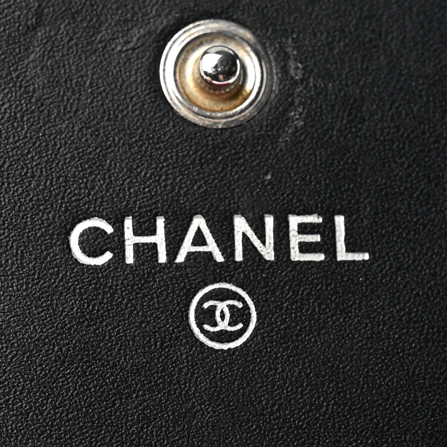Chanel Calfskin Quilted Cambon Long Double Wallet Black 6 of 13
