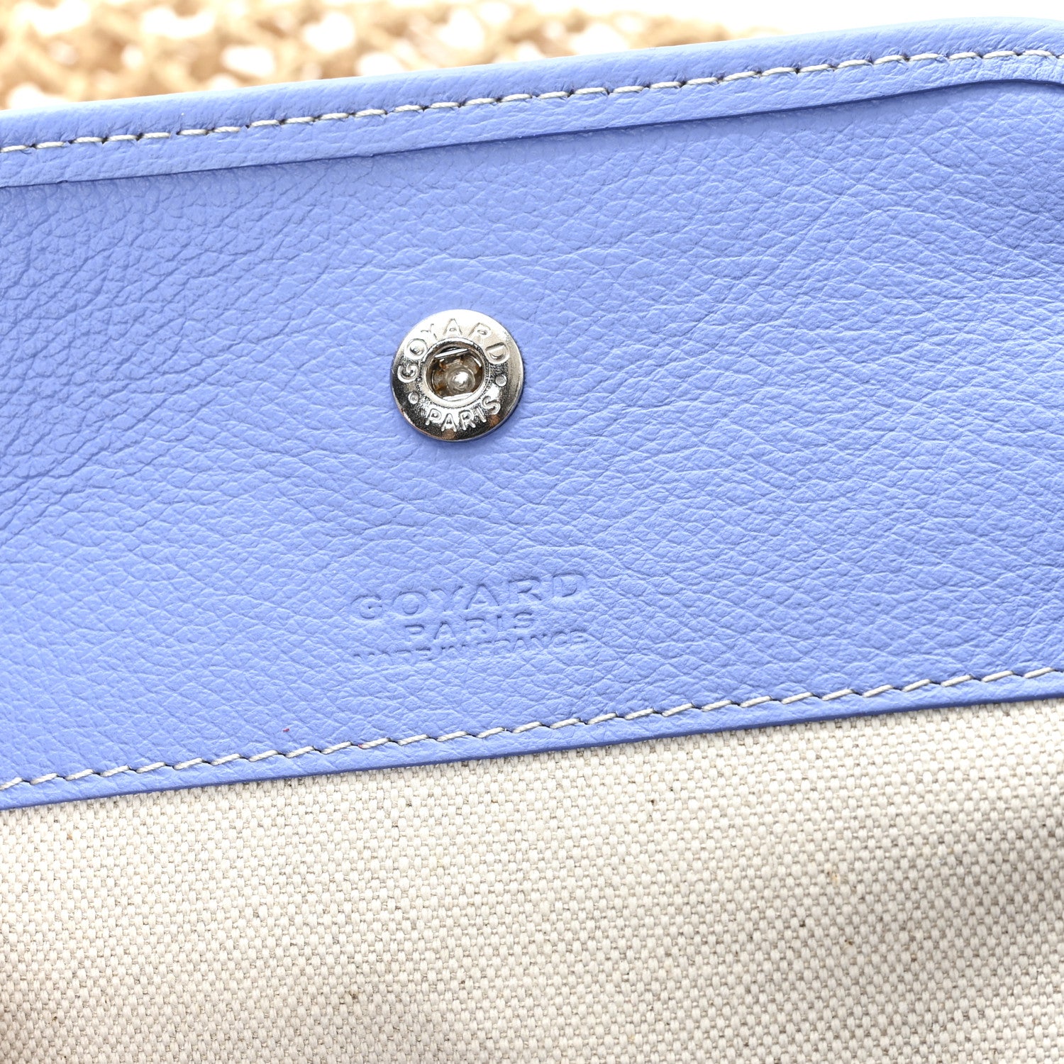 Goyard Goyardine Net Aligre Tote Light Blue 6 of 9