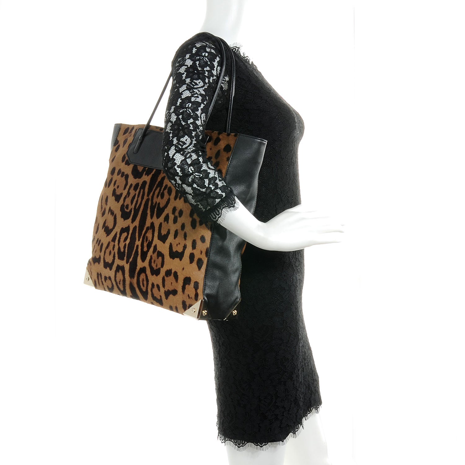 Alexander Wang Calf Hair Prisma Tote Leopard 2 of 6
