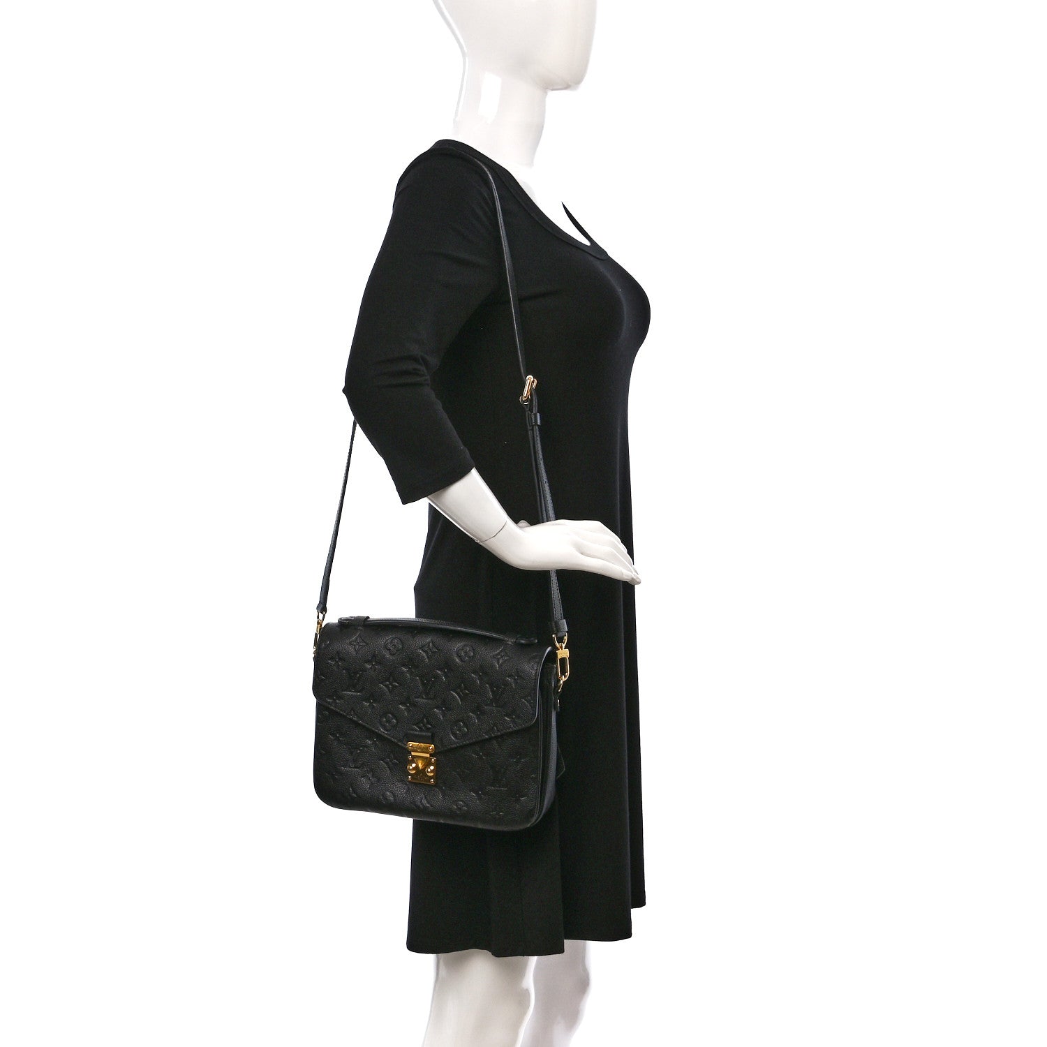 Louis Vuitton Empreinte Pochette Metis Black 2 of 8