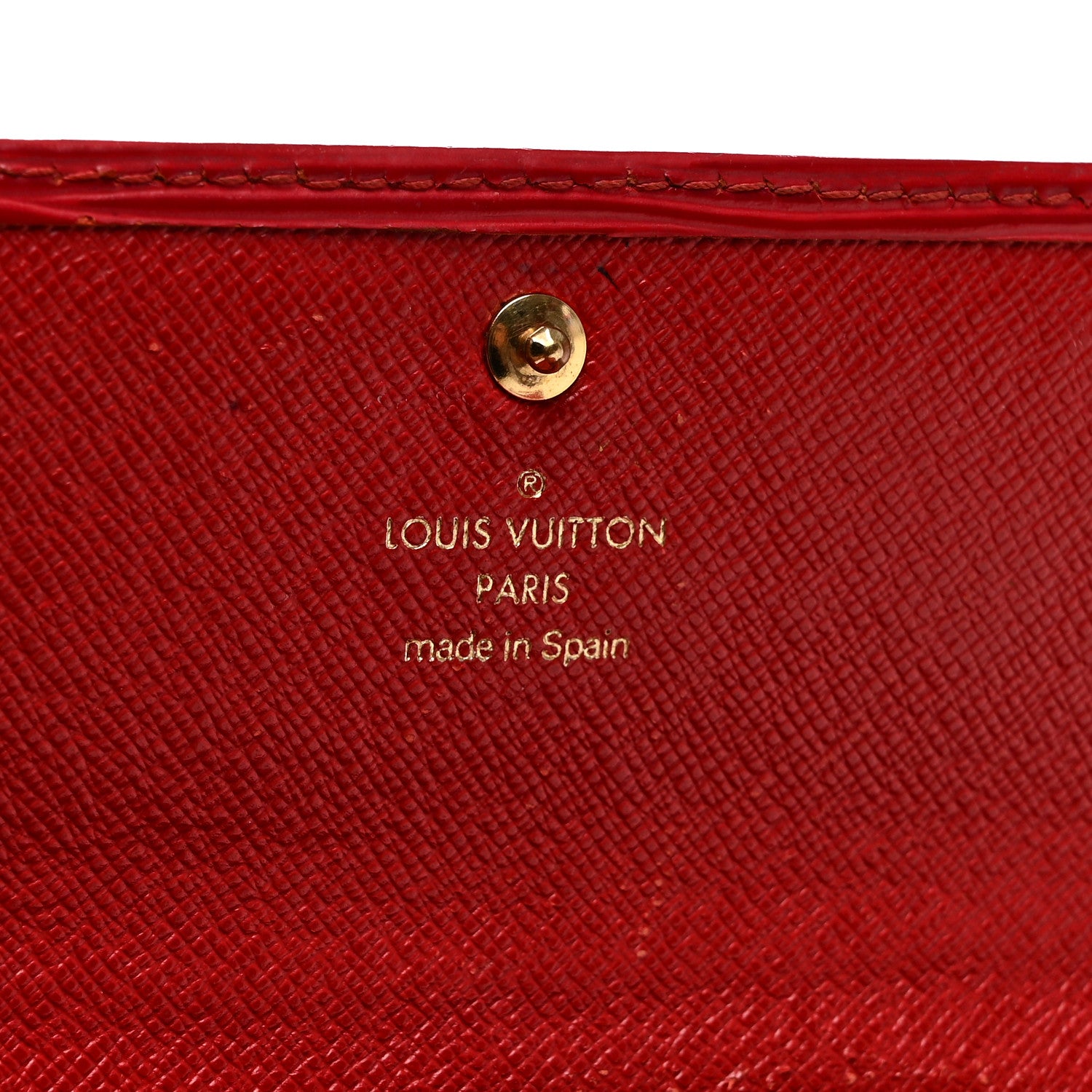 Louis Vuitton Epi Porte Tresor International Wallet Castillan Red 6 of 13