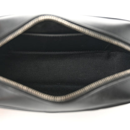 Gucci Calfskin Matelasse Monochrome Small GG Marmont Chain Shoulder Bag Black 5 of 11