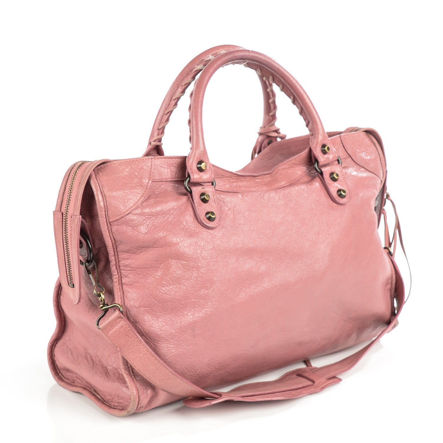 Balenciaga Agneau Classic Hardware City Rose Bruyere 7 of 13