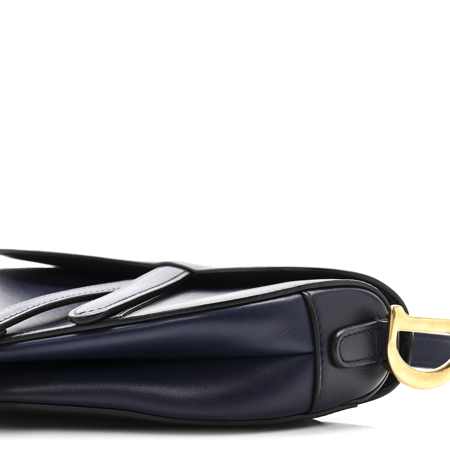 Christian Dior Calfskin Mini Saddle Bag Blue 9 of 9