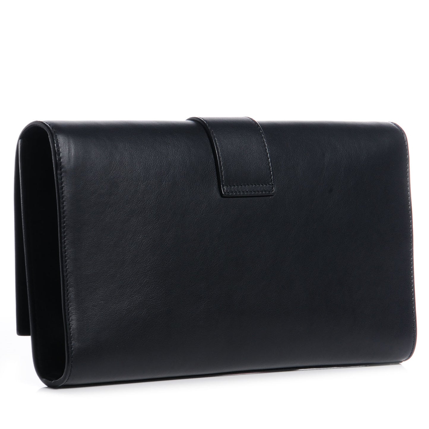 Calfskin Classic Y Clutch Black
