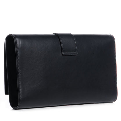 Saint Laurent Calfskin Classic Y Clutch Black 3 of 8