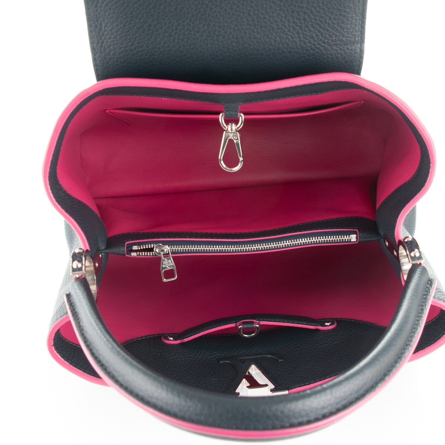 Louis Vuitton Taurillon Capucines MM Cobalt 5 of 8