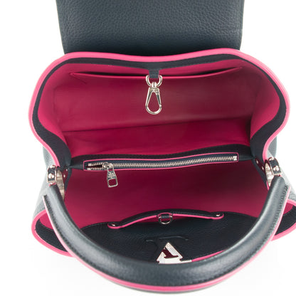 Louis Vuitton Taurillon Capucines MM Cobalt 5 of 8
