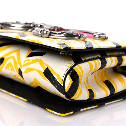 Dolce & Gabbana Printed Elaphe DG Girls Shoulder Bag White Multicolor 8 of 14