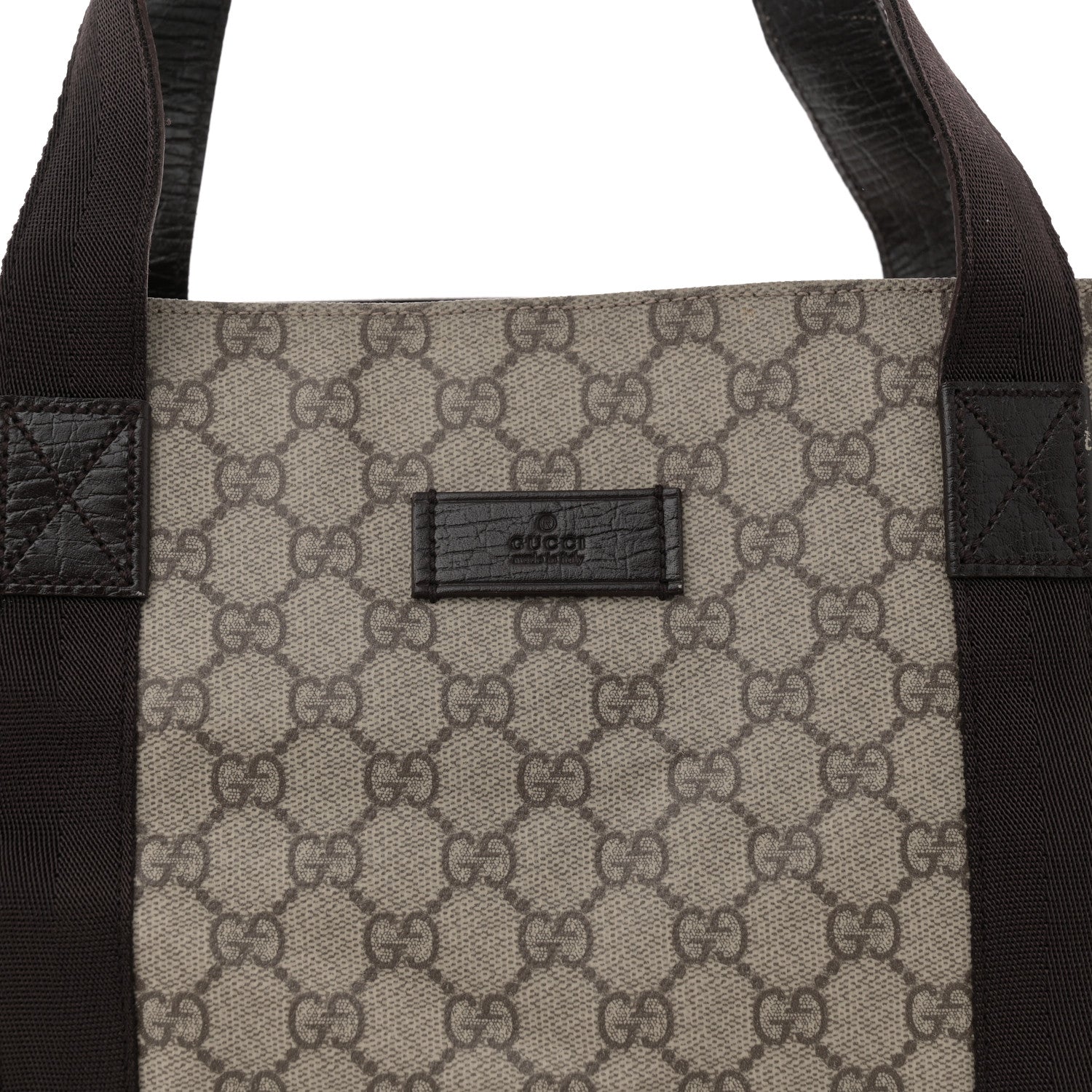 Gucci GG Plus Monogram Medium Tote Dark Brown 8 of 13