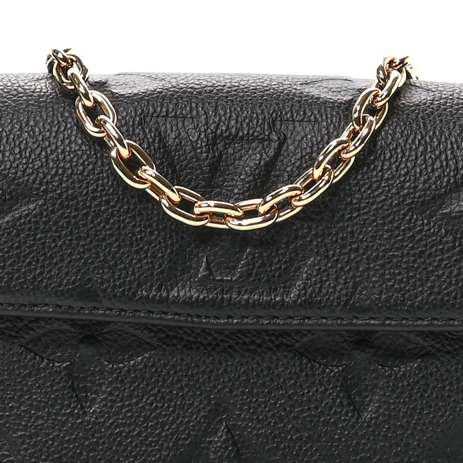Louis Vuitton Empreinte Monogram Giant Ivy Wallet On Chain Black 7 of 10