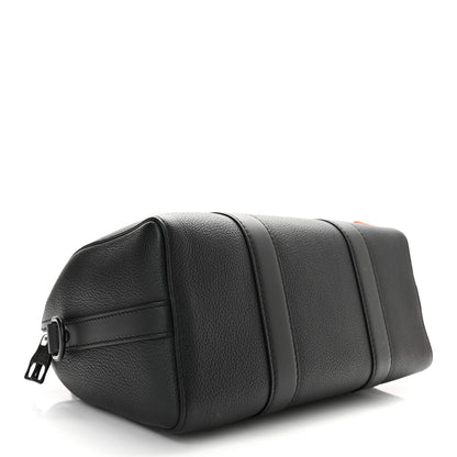 Louis Vuitton Calfskin Damier Distorted City Keepall Black 3 of 9