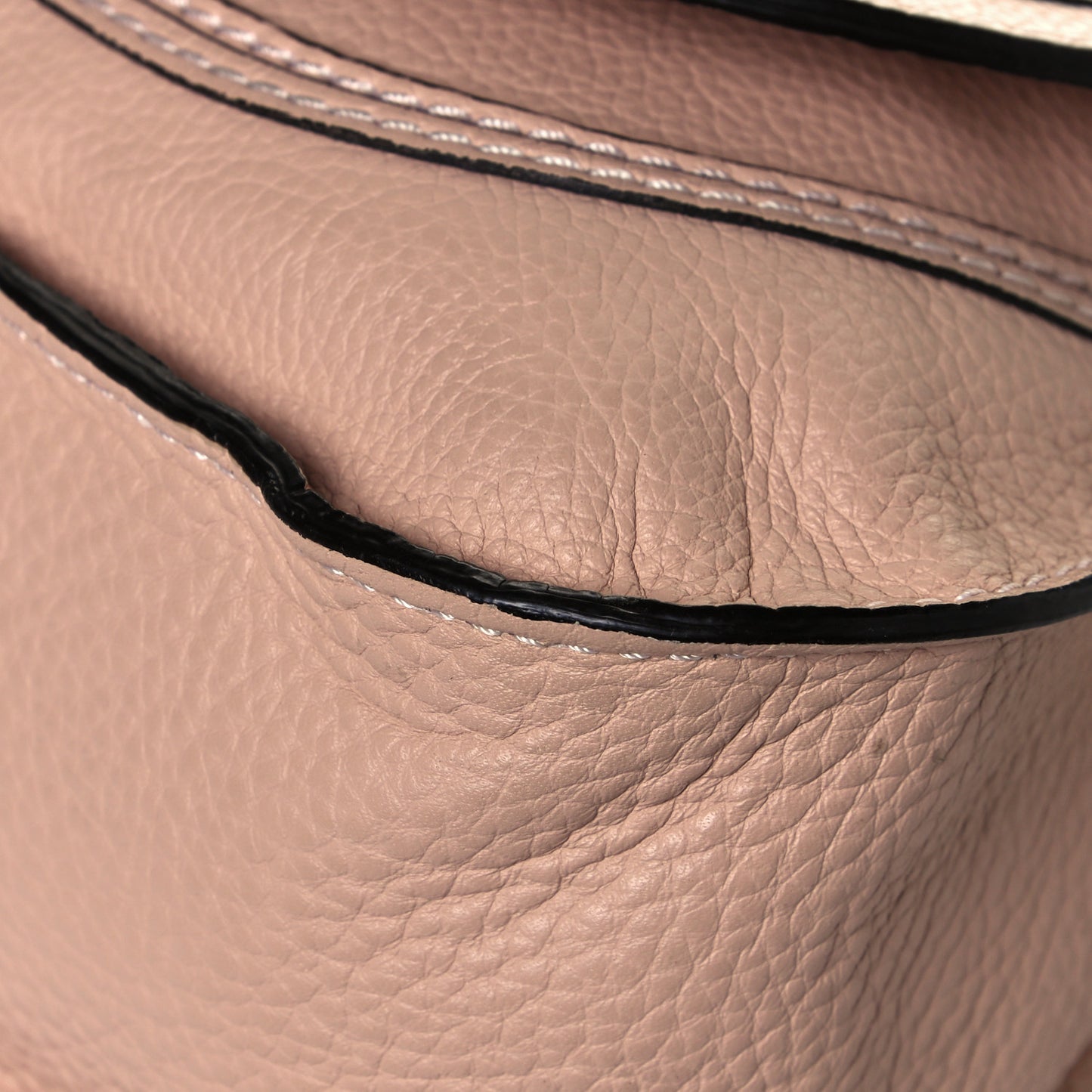 Calfskin Medium Marcie Satchel Pale Pink