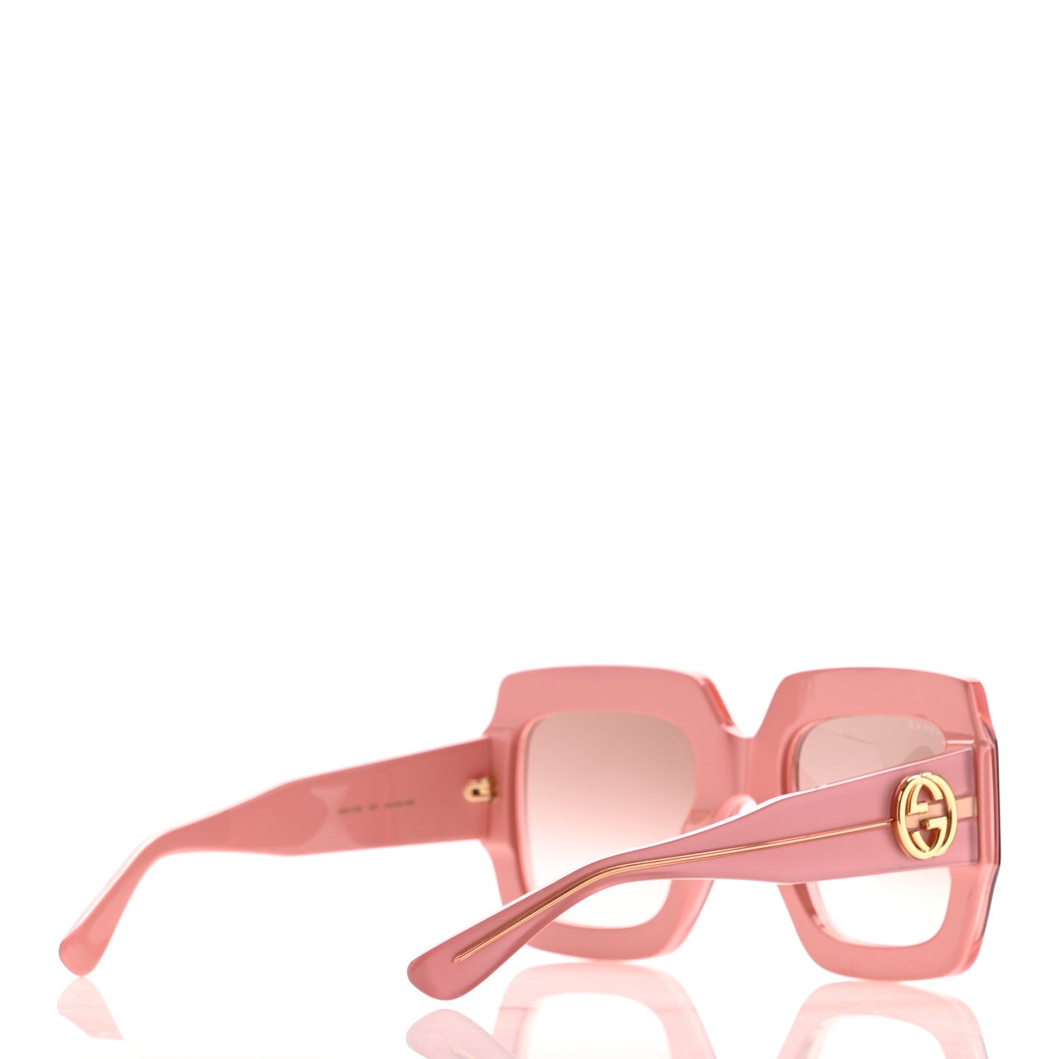 Gucci Square Frame GG0178S Sunglasses Rose Brown 4 of 8