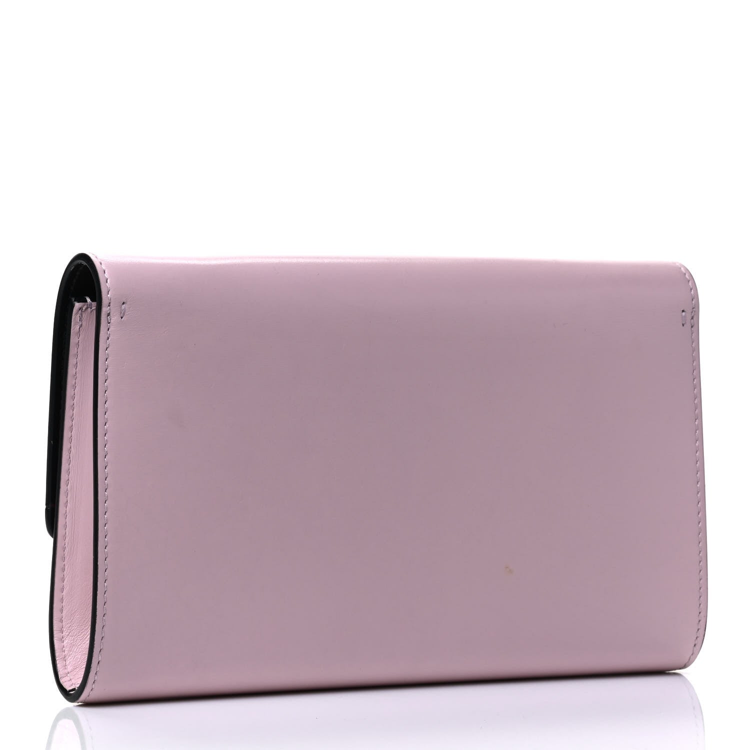 Valentino Garavani Calfskin VCase Chain Wallet Bag Pink 2 of 4