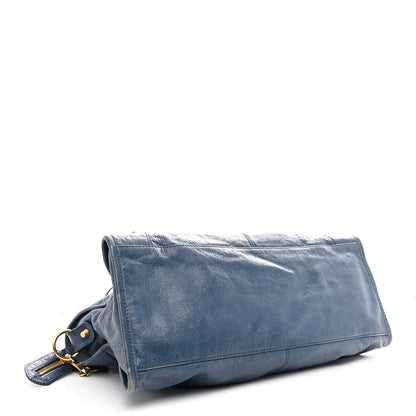 Balenciaga Agneau Giant 12 Gold Hardware Part Time Bleu Persan 5 of 12