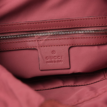 Gucci GG Supreme Monogram Blooms Small Single Buckle Backpack Beige Multicolor Dry Rose 5 of 10