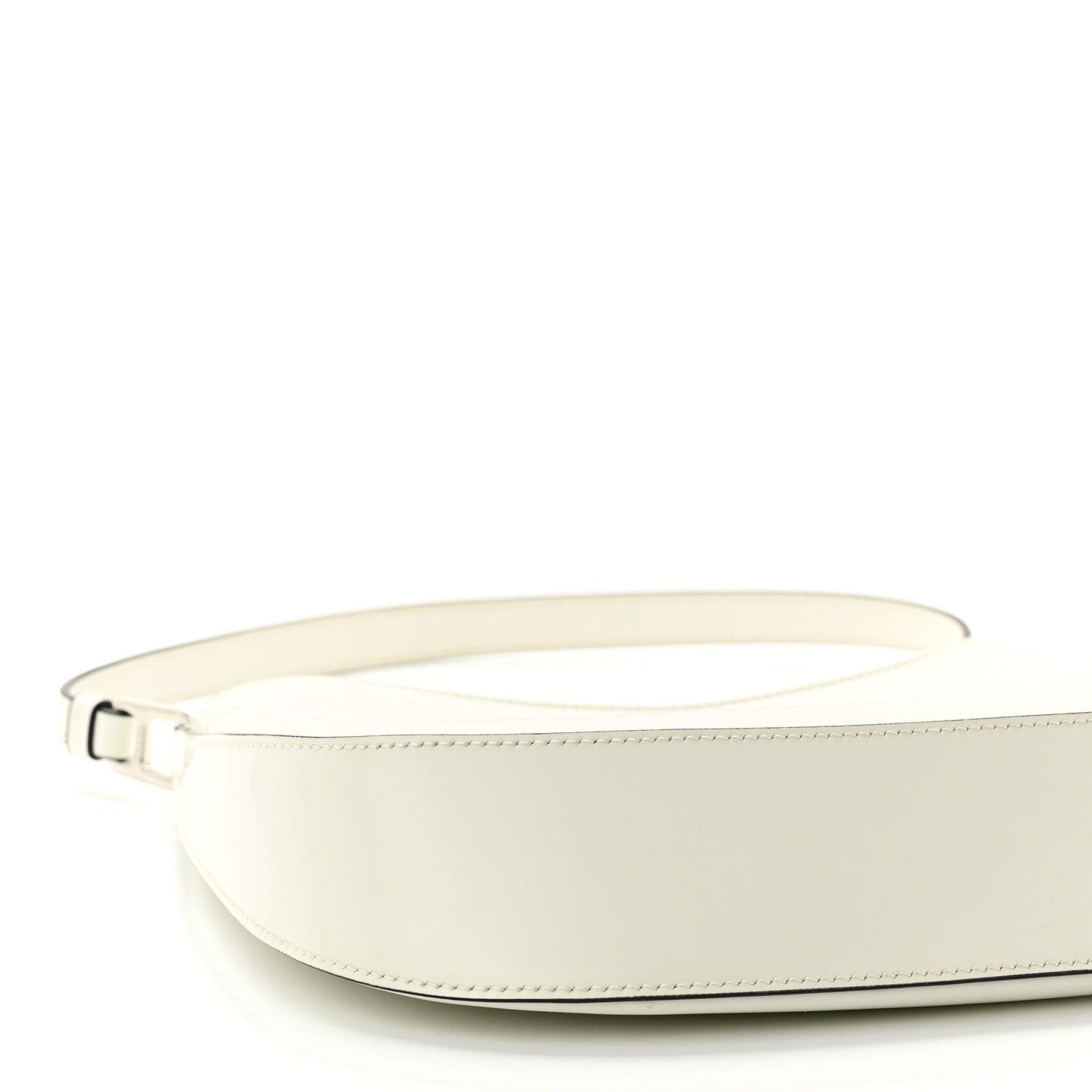 Spazzolato Cleo Shoulder Bag White Black