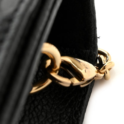 Louis Vuitton Empreinte Monogram Lily Wallet On Chain Black 12 of 13